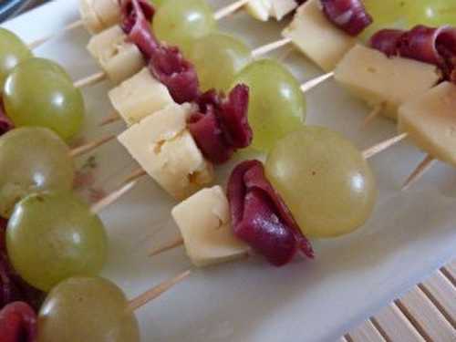 Recette - Brochettes festives