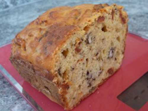 Recette - Cake noix-tomates séchées