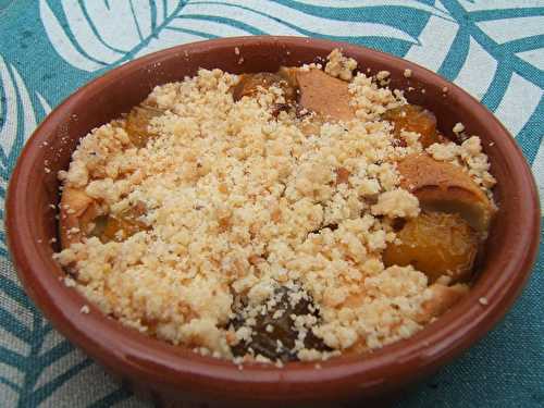 Recette - Clafoutis aux mirabelles avec streusel noisettes