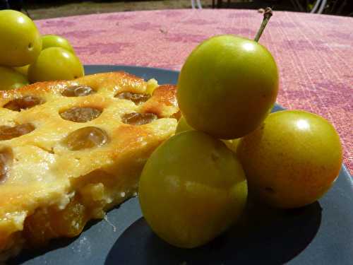 Recette - Clafoutis aux mirabelles et aux amandes