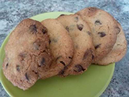 Recette - Cookies aux deux chocolats - La cuisine de Martine