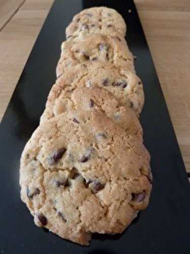 Recette - Cookies aux pépites de chocolat - La cuisine de Martine