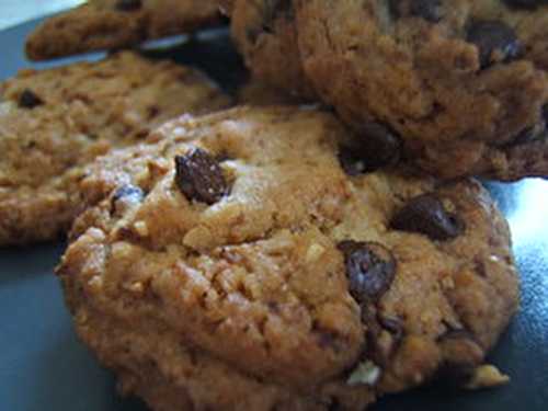 Recette - Cookies chocolat-praliné