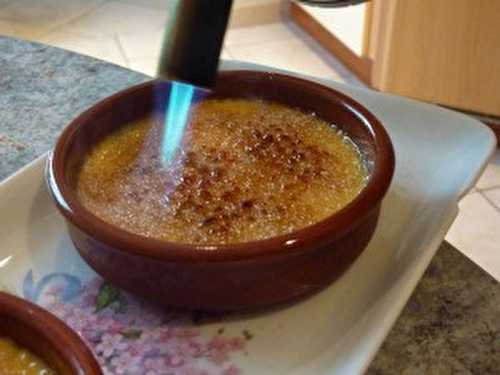 Recette - Crème brulée à la vanille