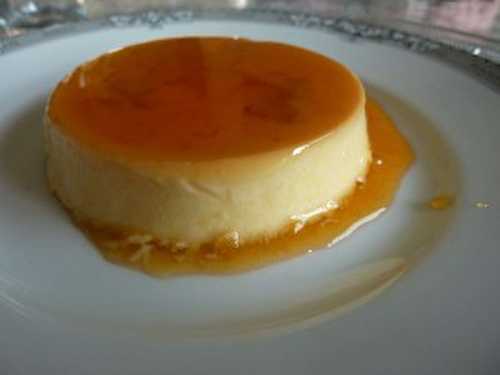 Recette - Crème dessert vanille nappage caramel