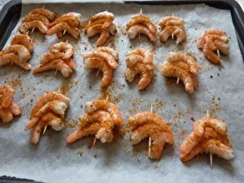 Recette - Crevettes roses aux épices d'Espagne