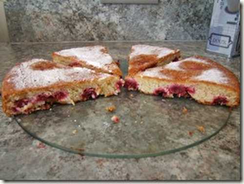 Recette - Fondant amandes et framboises