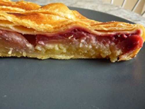 Recette - Galette des rois frangipane, pommes, framboises