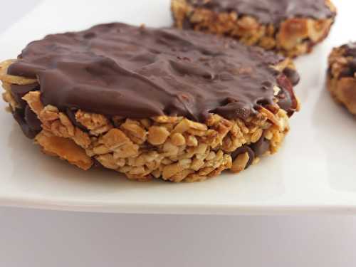 Recette - Galette granola au chocolat