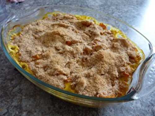 Recette - Gratin carottes- crevettes