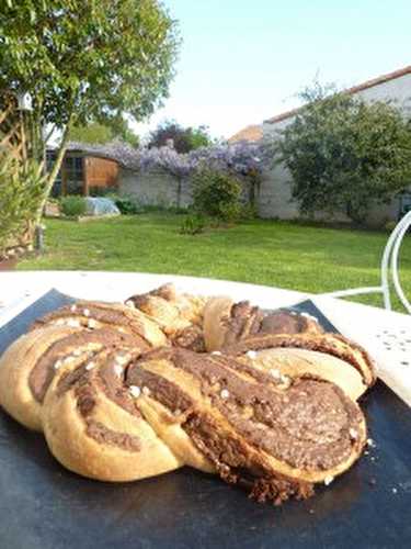 Recette - Kringle, la brioche tréssée au nutella