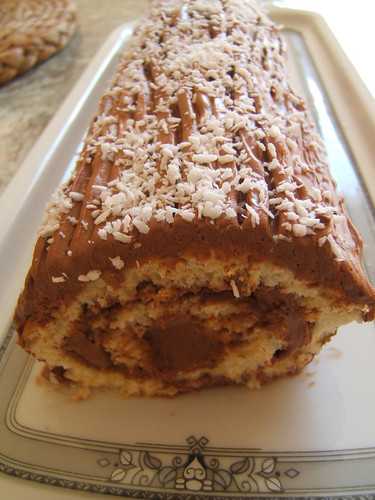 Recette - Ma première bûche de Noël 2008