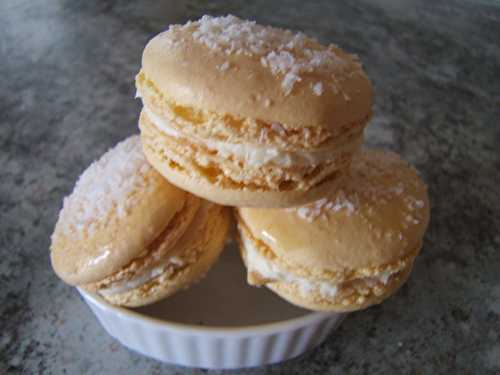 Recette - Macarons noix de coco