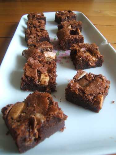 Recette - Petites bouchées brownies aux mars