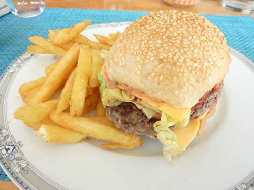 Recette - Recette hamburger americain maison - La cuisine de Martine