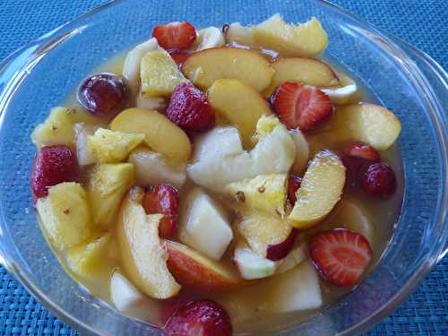 Recette - Salade de fruits frais