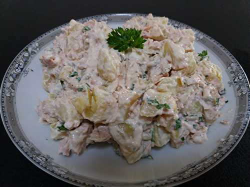 Recette - Salade pommes de terre au thon