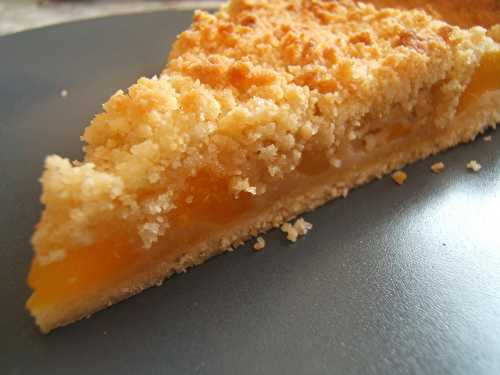 Recette - Tarte aux abricots façon crumble