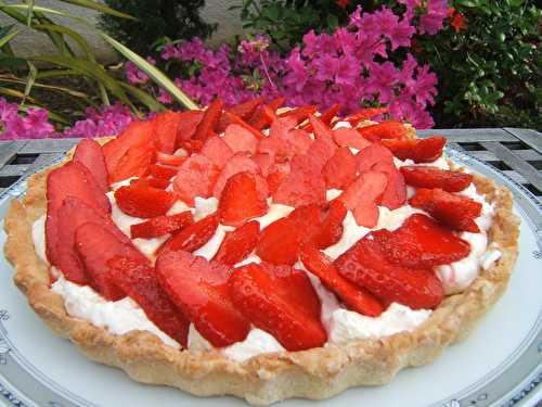 Recette - Tarte aux fraises à la mascarpone