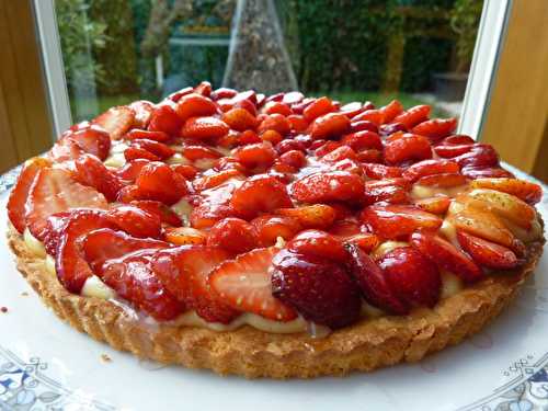 Recette - Tarte aux fraises