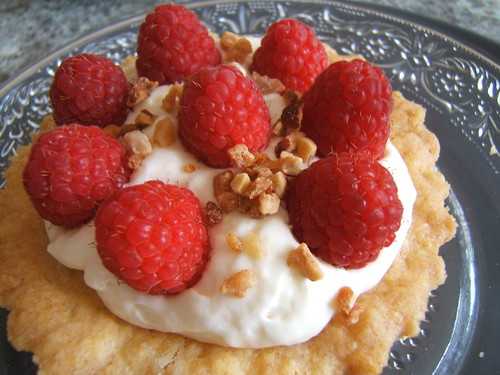 Recette - Tartelette framboise-chocolat blanc