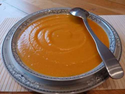 Recette - Velouté au potiron