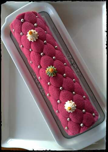 Recette - Bûche framboises-vanille