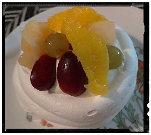 Recette - Pavlova aux fruits d'hiver