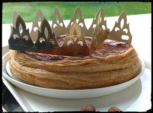 Galette des rois noisette/chocolat/poire