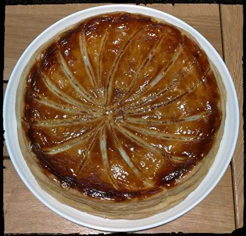 Recette - Galette des rois nougat-framboises