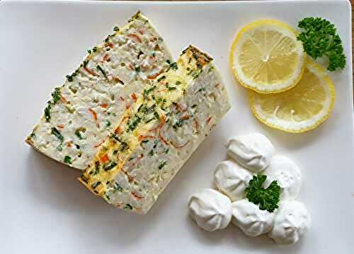 Terrine surimi à la ciboulette super facile