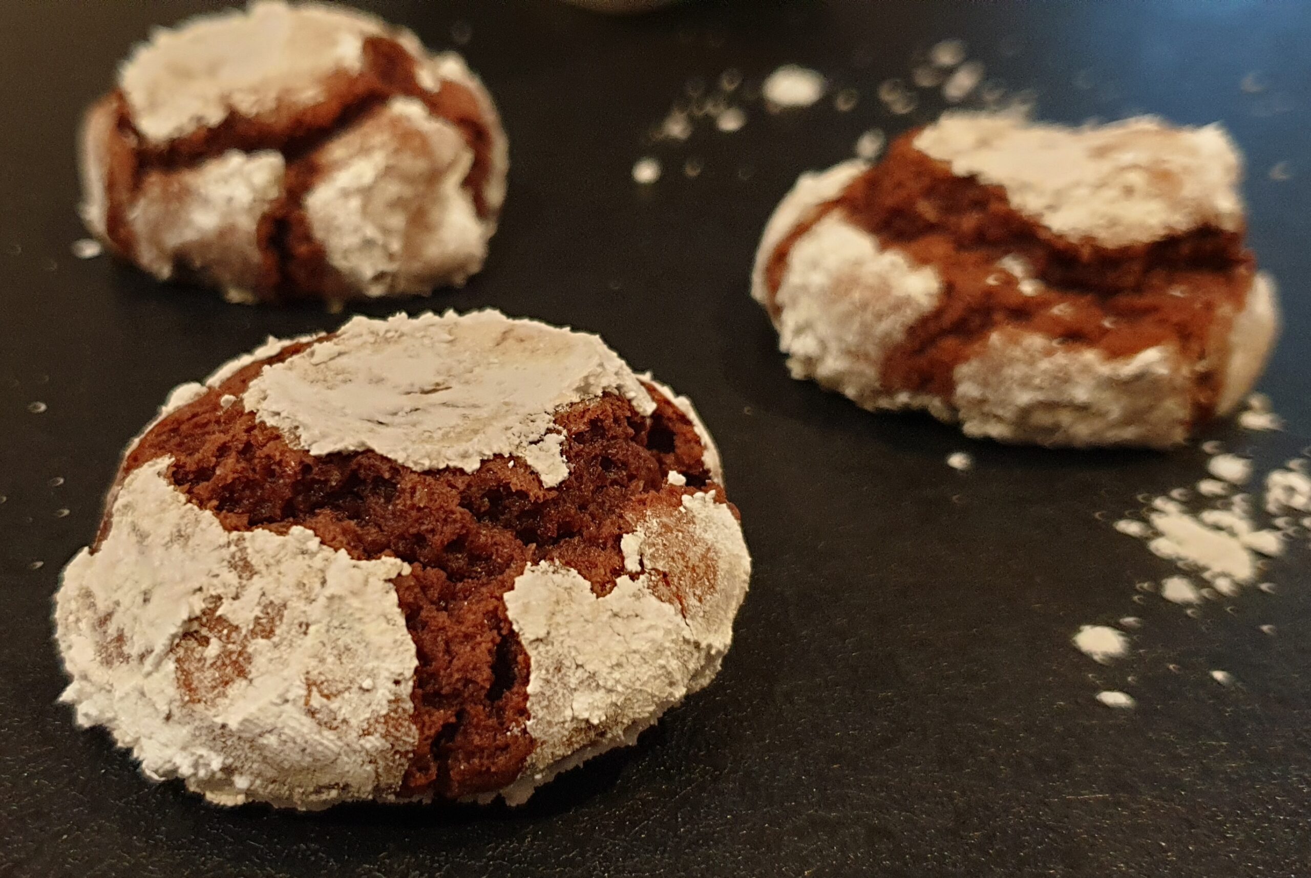 Crinkles au chocolat