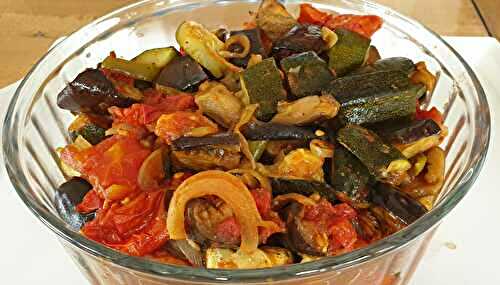 Ratatouille confite au four