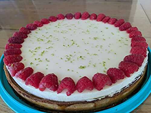 Tarte framboise citron vert