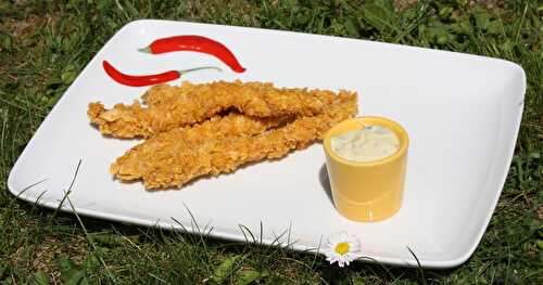 Aiguillettes de poulet panées aux corn-flakes  #DélicesFourmeAmbert