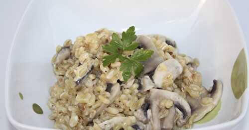 Blézotto aux champignons