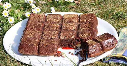 Brownie choco-noisettes sans gluten