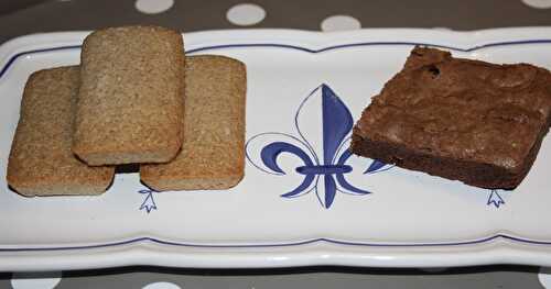 Brownie et financiers à la farine de sarrasin