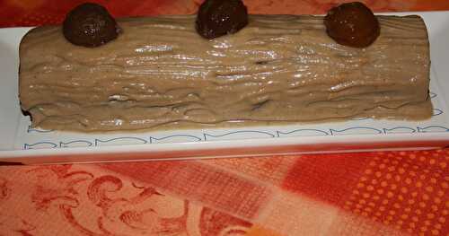 Bûche à la crème de marron