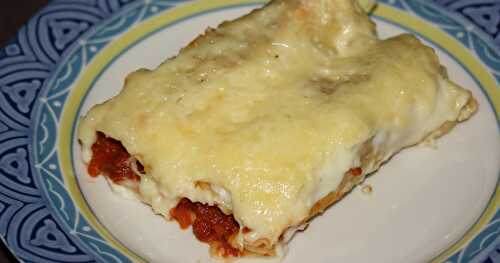 Cannelloni bolognaise maison