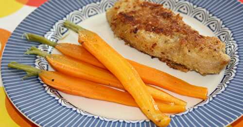 Côtes de porc panées au parmesan