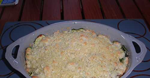 Crumble de courgettes