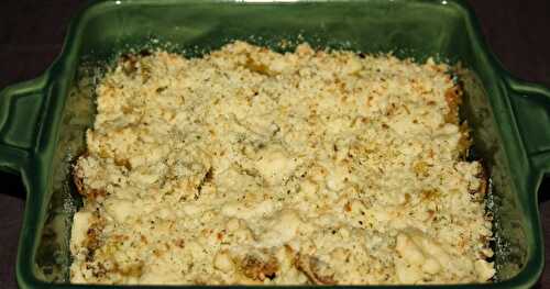 Crumble de dinde au curry