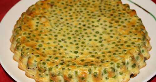 Flan aux petits pois et champignons LOU