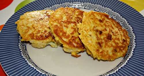 Galettes de chou-fleur, chorizo et curry 