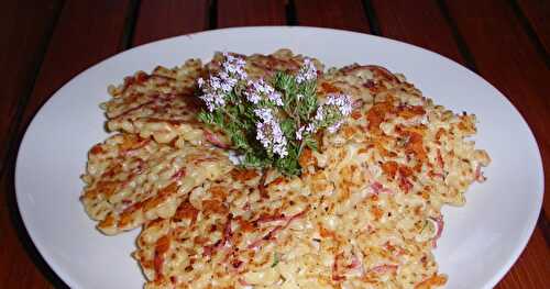 Galettes de coquillettes 