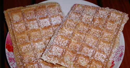 Gaufres aux amandes