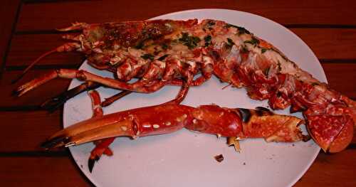 Homard breton au barbecue