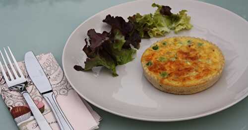 Mini quiches aux petits pois et bacon