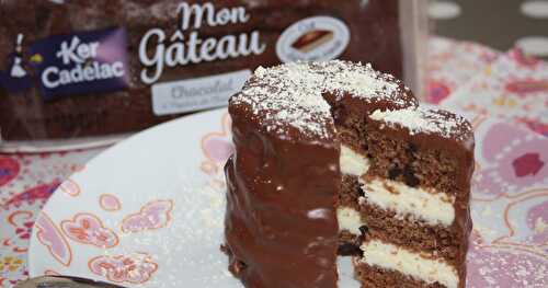 "Mon gâteau chocolat" #KerCadélac  fourré au chocolat blanc